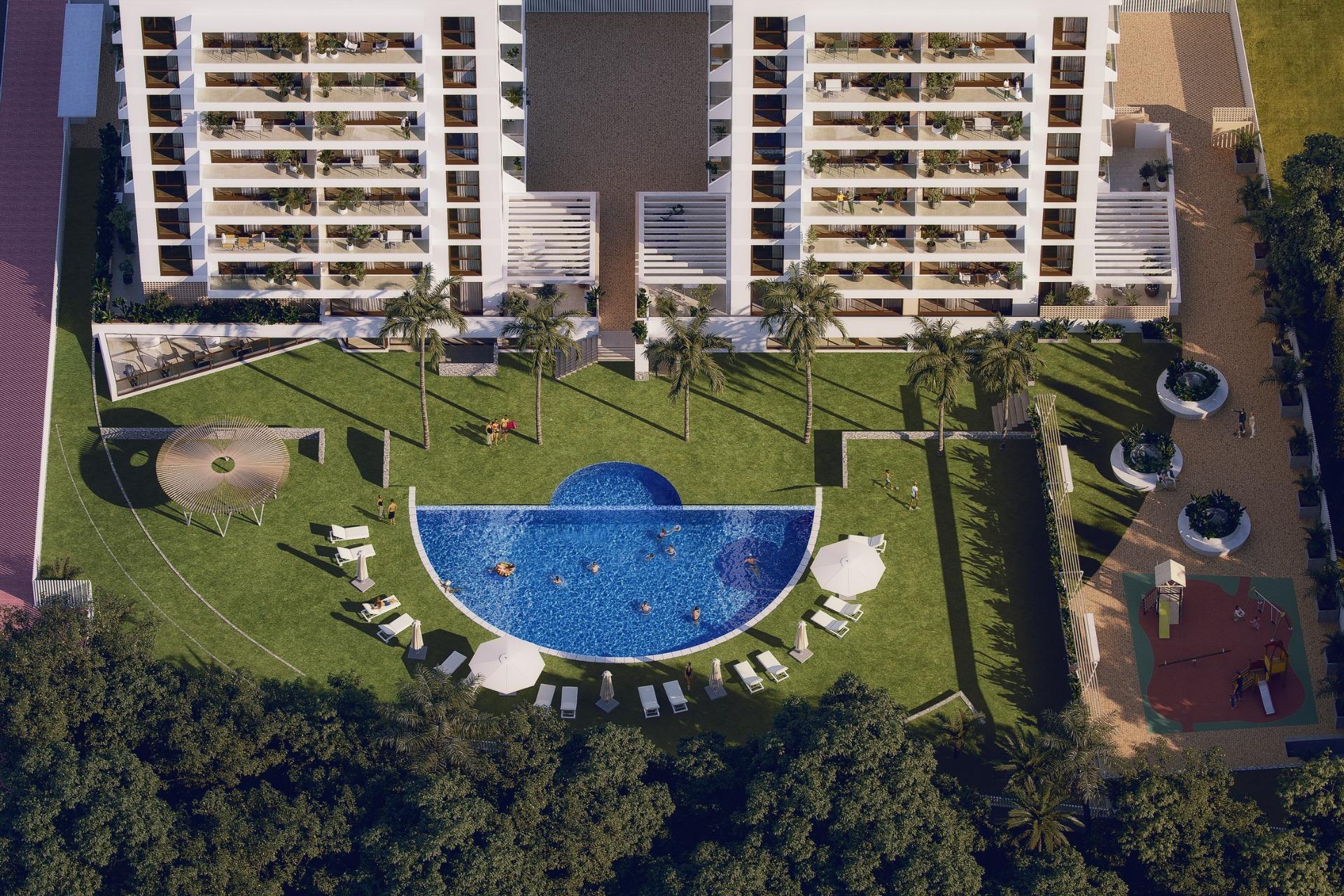 Nowoczesne apartamenty w nowym budynku w pobliżu plaży i mariny w Guardamar del Segura