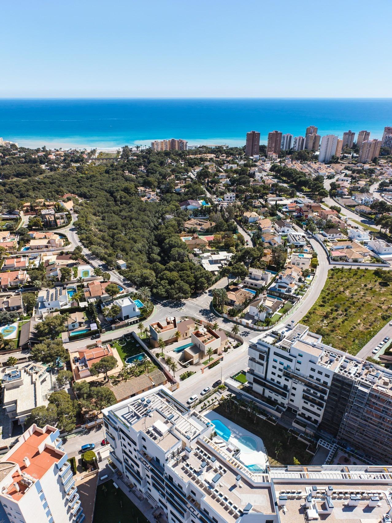 Luksusowe, nowo wybudowane wille z widokiem na morze w Dehesa de Campoamor, południowa Costa Blanca